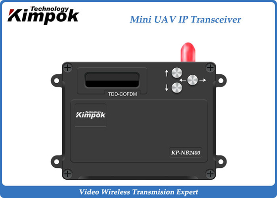 Kimpok 2.4 Ghz वीडियो ट्रांसमीटर वायरलेस 100-1000mW RS422 इंटरफ़ेस