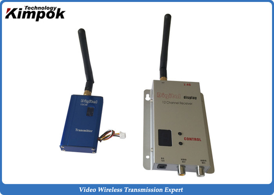 2.4GHz FPV एनालॉग वीडियो ट्रांसमीटर और रिसीवर 1000mW 12 चैनल