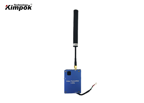 यूएवी वीडियो ट्रांसमीटर रिसीवर किट 3.3Ghz 8CHs VTX VRX लंबी दूरी के FPV रेसिंग के लिए