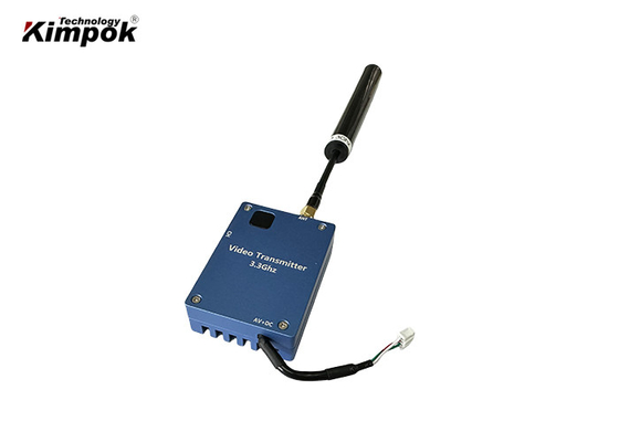 यूएवी वीडियो ट्रांसमीटर रिसीवर किट 3.3Ghz 8CHs VTX VRX लंबी दूरी के FPV रेसिंग के लिए