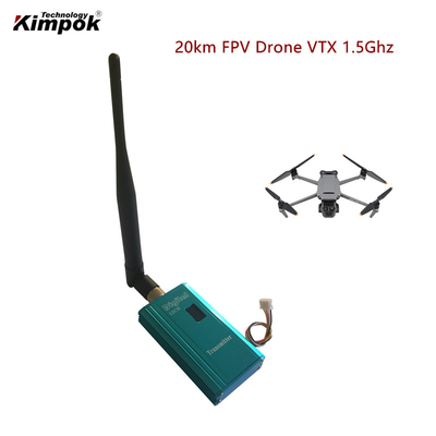 1.5G 1.5W वीडियो रिसीवर एनालॉग सिग्नल वायरलेस ट्रांसमीटर और रिसीवर VRX FPV ड्रोन के लिए