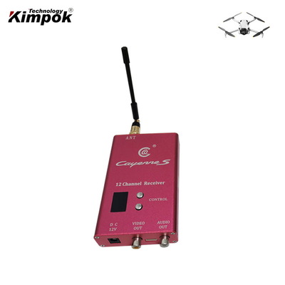 लाल 1.2Ghz 8W डिजिटल Vtx Fpv 8 चैनलों के साथ