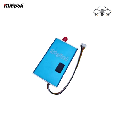 1.5Ghz 5W मिनी लंबी दूरी fpv vtx वीडियो ट्रांसमीटर और रिसीवर 5W ड्रोन के लिए वायरलेस एवी ट्रांसमीटर