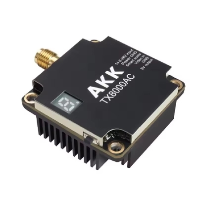 AKK 8W 5.8G अल्ट्रा वीडियो ट्रांसमिशन 5.8Ghz ड्रोन वीडियो ट्रांसमीटर 8W VTX 96CH