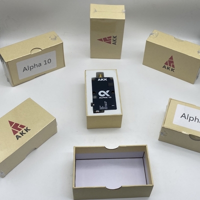 AKK 5.8G 10W VTX Alpha10 वीडियो ट्रांसमीटर 80 CH ड्रोन RC एक्सेसरीज़ के साथ स्मार्ट ऑडियो का समर्थन करता है