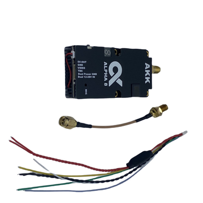 AKK 8W VTX Alpha8 वायरलेस वीडियो ट्रांसमीटर 80CH 5.8G 8W 5W 3W 1W पावर सपोर्ट स्मार्ट ऑडियो