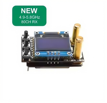 AKK विविधता RX 4.9G से 5.8G FPV VRX वायरलेस वीडियो रिसीवर 80CH RC FPV रेसिंग ड्रोन के लिए
