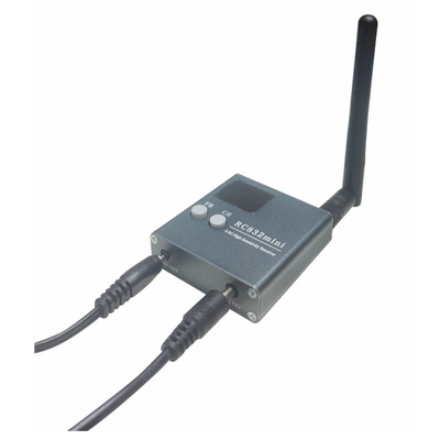 5.8G 5W यूएवी वीडियो ट्रांसमीटर और रिसीवर 5.8Ghz ड्रोन FPV VTX के लिए ऑडियो वीडियो ट्रांसमिशन