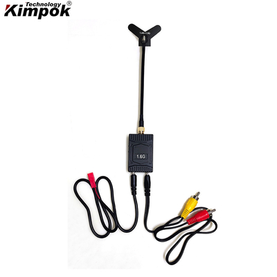 1.6G FPV VRX 1.6Ghz ड्रोन लंबी दूरी की छवि संचरण के लिए एनालॉग वायरलेस यूएवी वीडियो ट्रांसमीटर