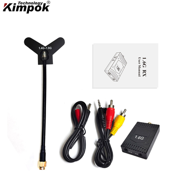 1.6G FPV VRX 1.6Ghz ड्रोन लंबी दूरी की छवि संचरण के लिए एनालॉग वायरलेस यूएवी वीडियो ट्रांसमीटर