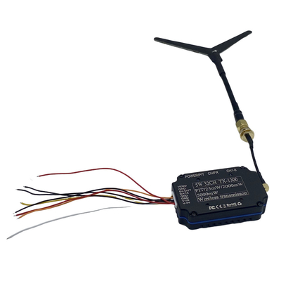 1.2G 1.3Ghz 5W वायरलेस ड्रोन VTX VRX 32CH 7-36V DC FPV वीडियो ट्रांसमीटर रिसीवर