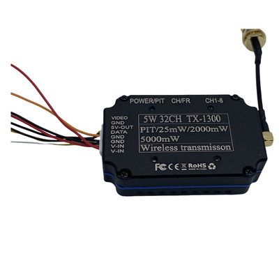 1.2G 1.3Ghz 5W वायरलेस ड्रोन VTX VRX 32CH 7-36V DC FPV वीडियो ट्रांसमीटर रिसीवर