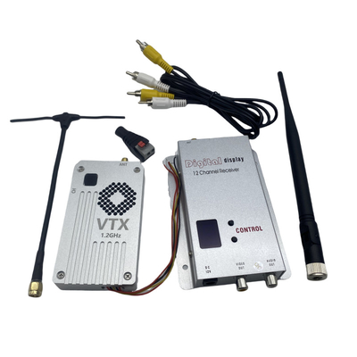 1.2G 5W वायरलेस वीडियो ट्रांसमीटर और रिसीवर 1.2Ghz FPV VTX VRX RC रेसिंग ड्रोन VTX के लिए