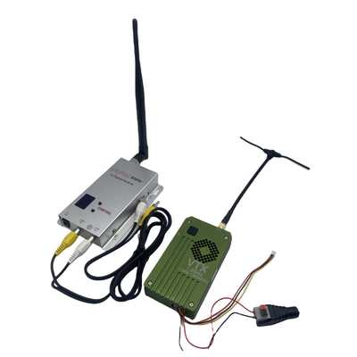 1.2Ghz 8W ड्रोन वीडियो ट्रांसमीटर रिसीवर 1.2G FPV VTX VRX लंबी दूरी के संचरण
