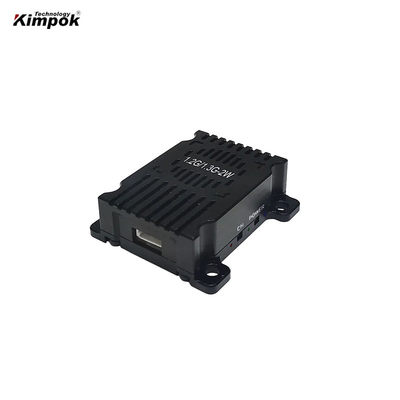 1.2G 2W FPV वीडियो ट्रांसमीटर 1.2Ghz ड्रोन VTX 12V DC पावर सप्लाई इमेज ट्रांसमिशन के साथ