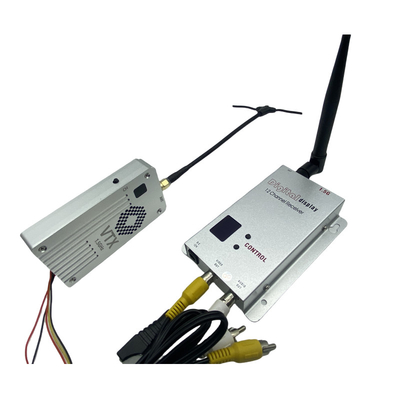 1.5G 5W FPV वायरलेस वीडियो ट्रांसमीटर और रिसीवर 20km लंबी दूरी VTX VRX RC रेसिंग