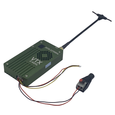 30~40km FPV ड्रोन वीडियो ट्रांसमीटर 2.4Ghz वायरलेस वीडियो लिंक 10W 8CH ड्रोन सहायक उपकरण