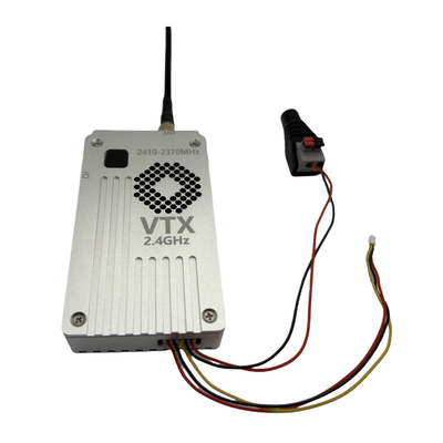2.4G 2W FPV / आरसी ड्रोन लॉन्ग रेंज LOS ट्रांसमिशन 8CH के लिए ड्रोन वीडियो ट्रांसमीटर