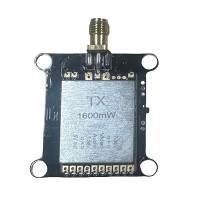 1.2GHz FPV ड्रोन वायरलेस वीडियो लिंक ट्रांसमीटर 1.2G 1.6W RF पावर VTX 8 चैनल