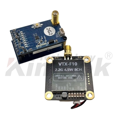 FPV वीडियो ट्रांसमीटर 2.2G 4.5W UAV VTX ड्रोन एक्सेसरीज़ लंबी दूरी का ड्रोन VTX VRX